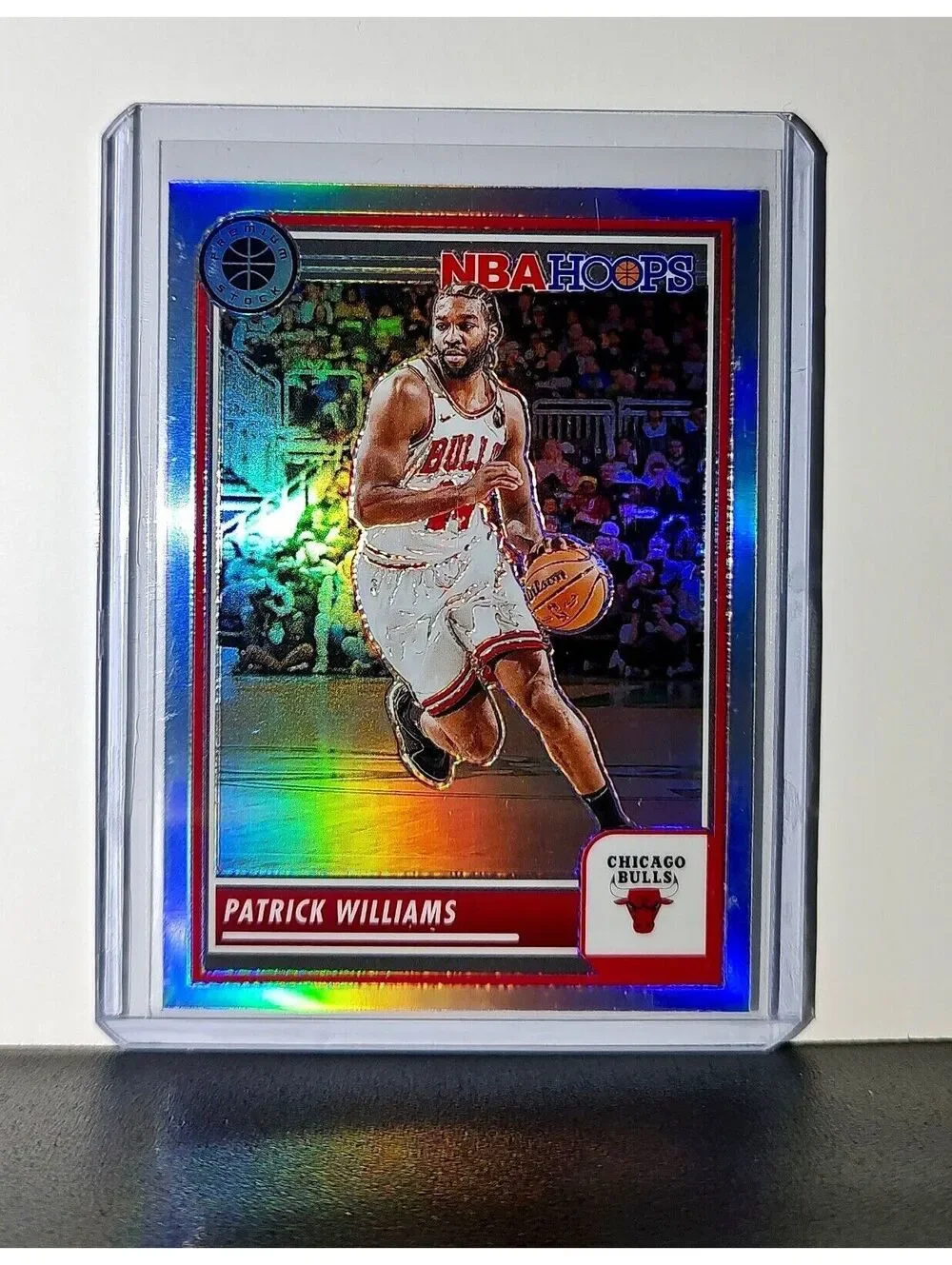 Patrick Williams 2023-24 Panini Premium Stock NBA Hoops #273 Prizm Refractor